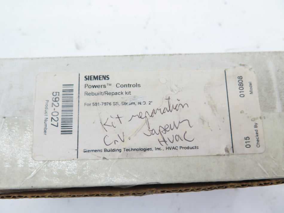 Siemens / Powers Controls 592-027 Rebuilt/Repair Kit For 591-7976 SS Steam - Advance Operations