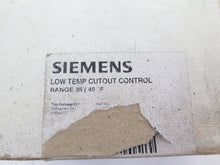 Load image into Gallery viewer, Siemens 134-1511 Low Temp Cutout Control 35/45F - Advance Operations
