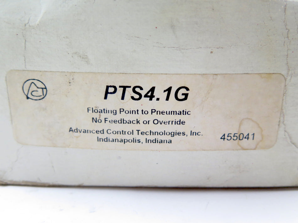 Advances Control Technologies Floating Point Control PTS4.1G 24Vac 50/60Hz - Advance Operations