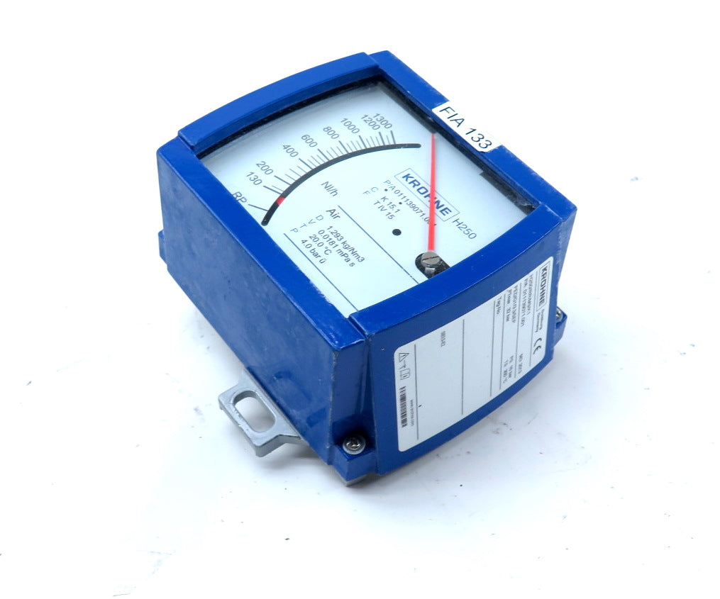 Krohne H250/RR/M9/K1 Analog Flow Meter - Advance Operations