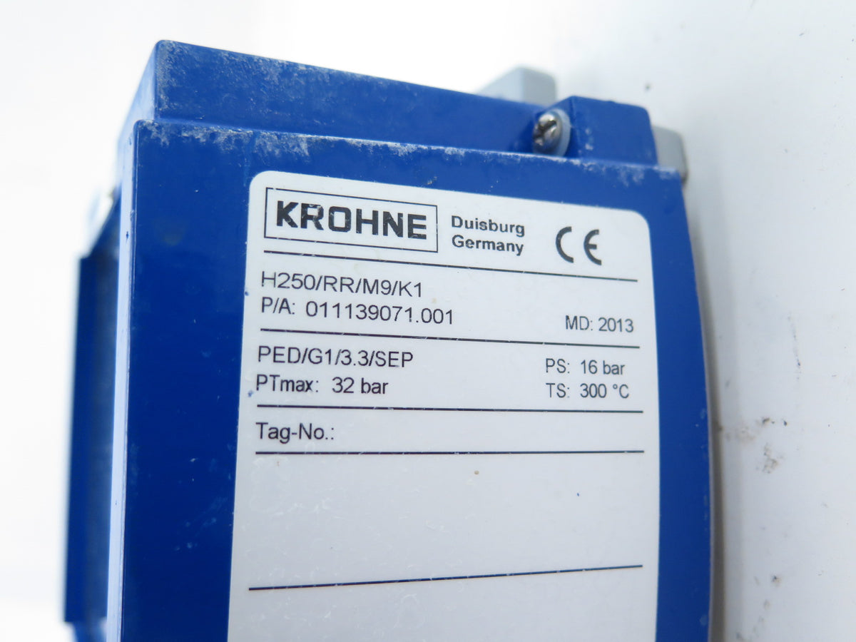Krohne H250/RR/M9/K1 Analog Flow Meter - Advance Operations