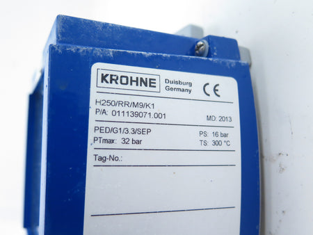 Krohne H250/RR/M9/K1 Analog Flow Meter - Advance Operations