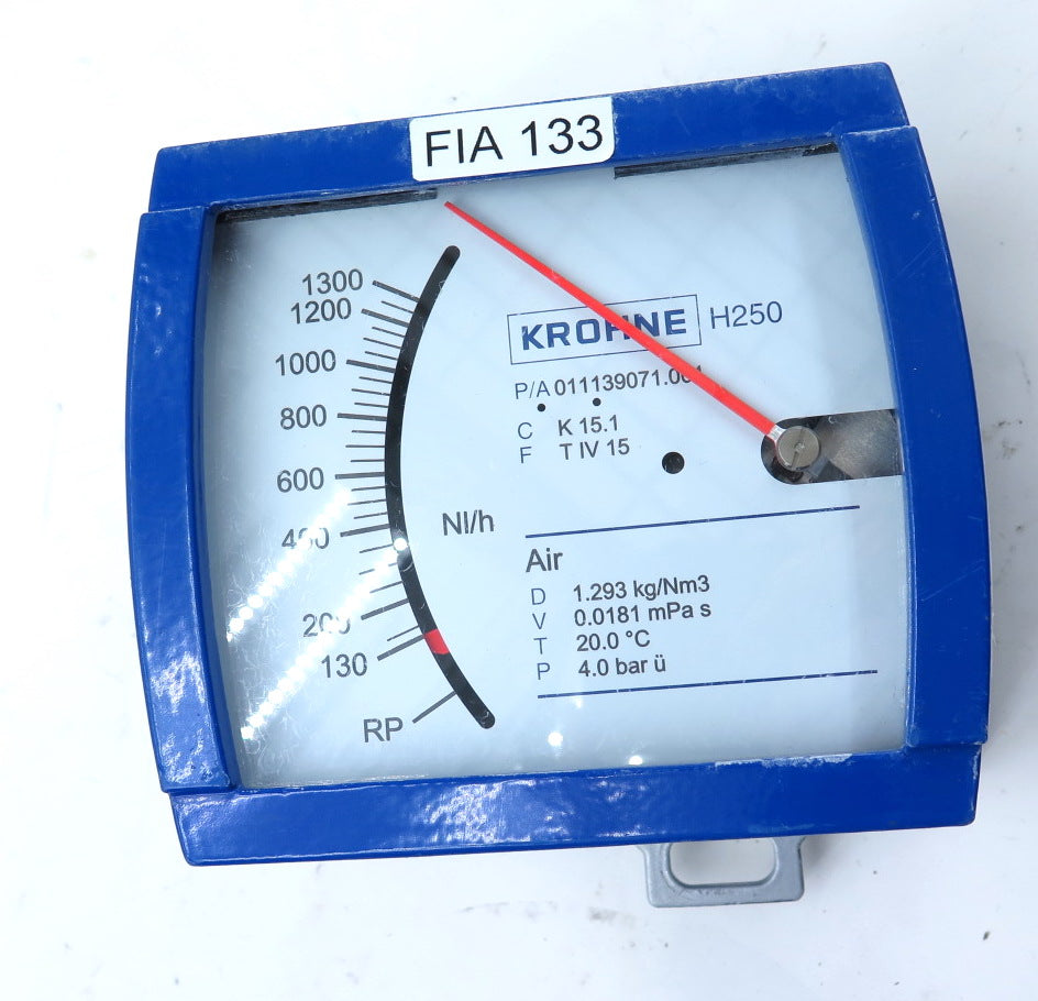 Krohne H250/RR/M9/K1 Analog Flow Meter - Advance Operations