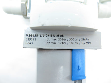 Festo MS6-LFR-1/2-D7-E-U-M-AS Filter Regulator - Advance Operations