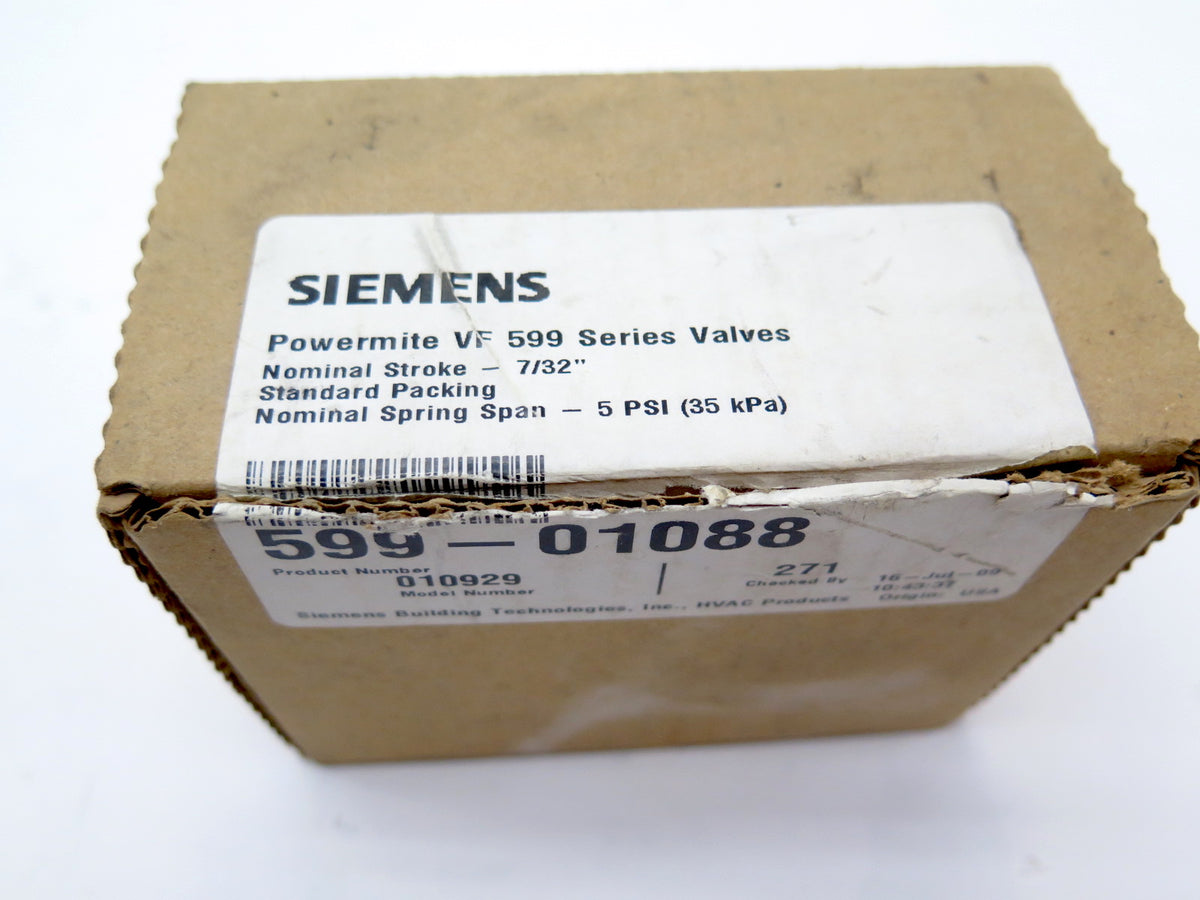 Siemens 599-01088 Powermite VF 599 Series Valve - Advance Operations