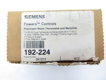 Load image into Gallery viewer, Siemens 192-224 Powers Controls Pneumatic Room Thermostat NO WALLPLATE - Advance Operations
