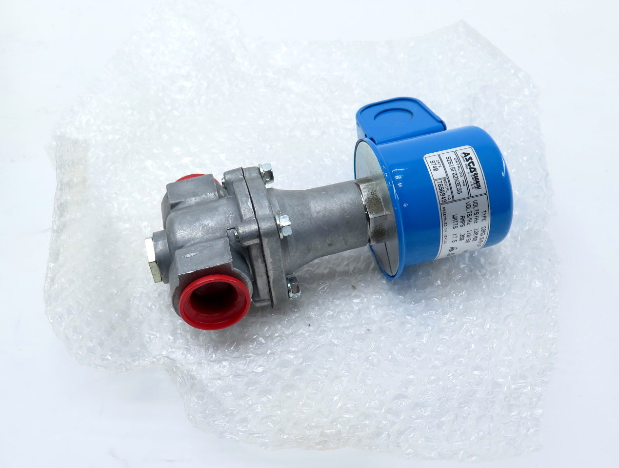 Asco S261SF02N3EG5 Solenoid Gas Valve 2 Way Normally Closed 3/4 NPT - Advance Operations