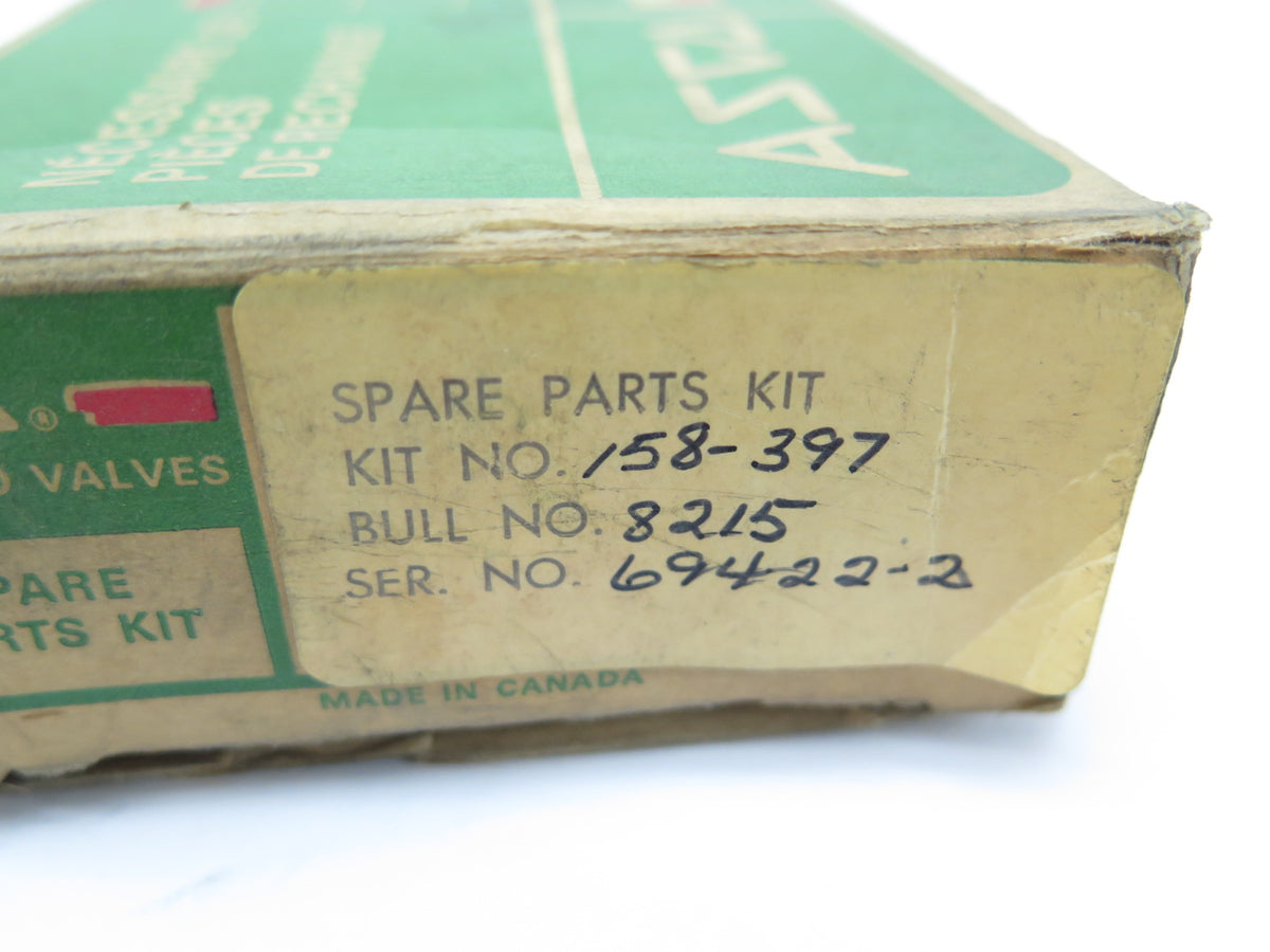 Asco Red Hat 158-397 Spare Parts Kit - Advance Operations