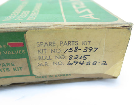 Asco Red Hat 158-397 Spare Parts Kit - Advance Operations
