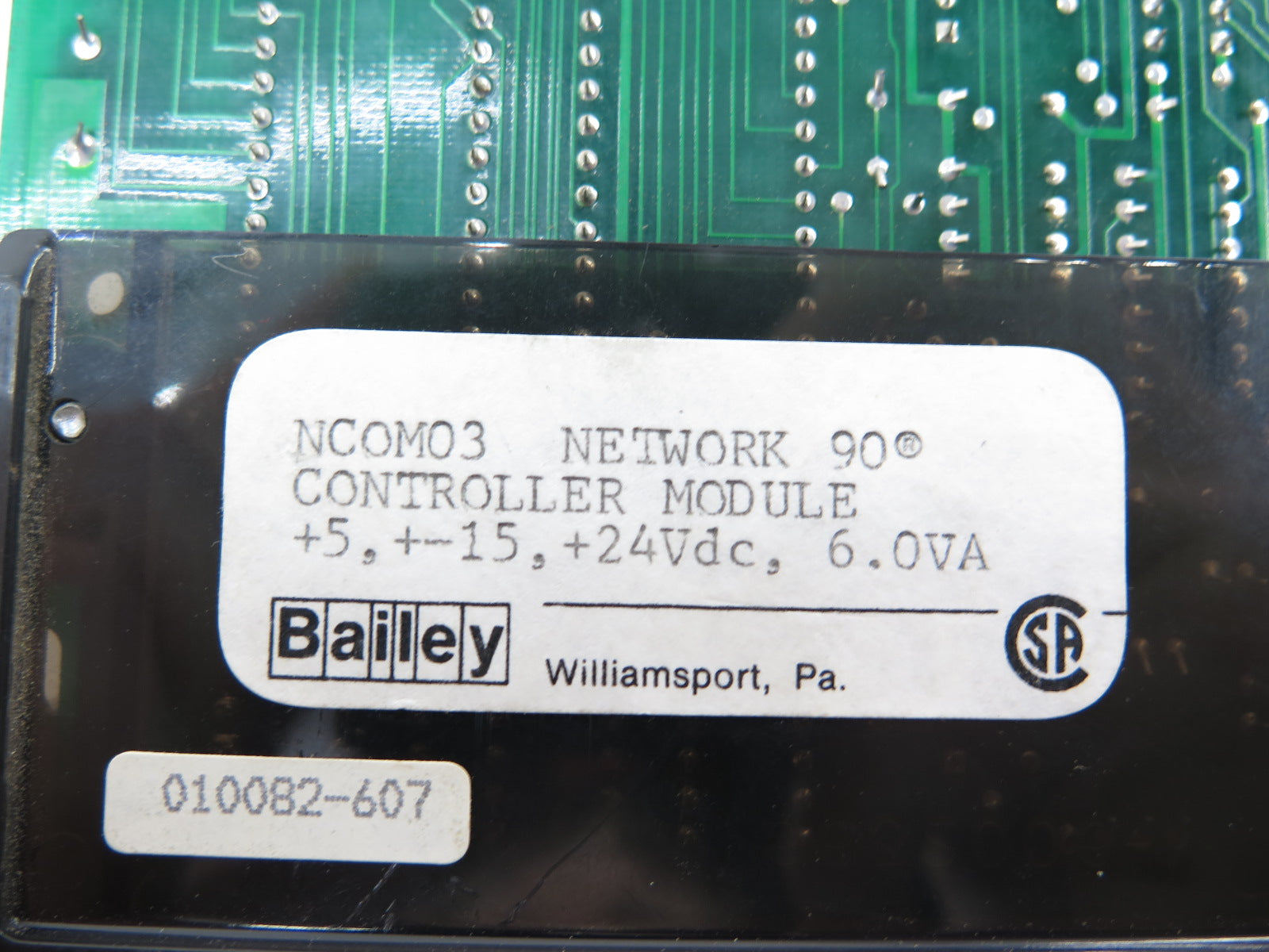 ABB / Bailey NCOM03 Network 90 Enhanced Controller Module - Advance Operations