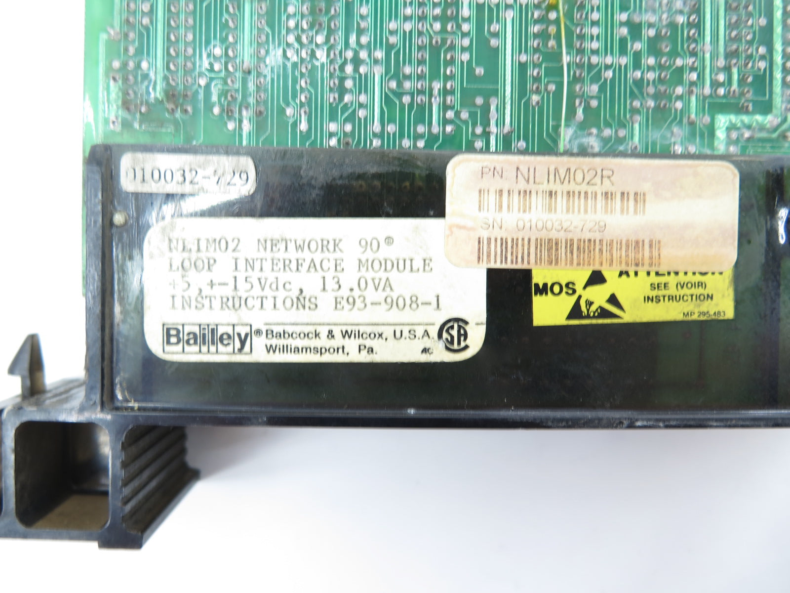 ABB / Bailey NLIM02 Network 90 Loop Interface Module – Advance Operations