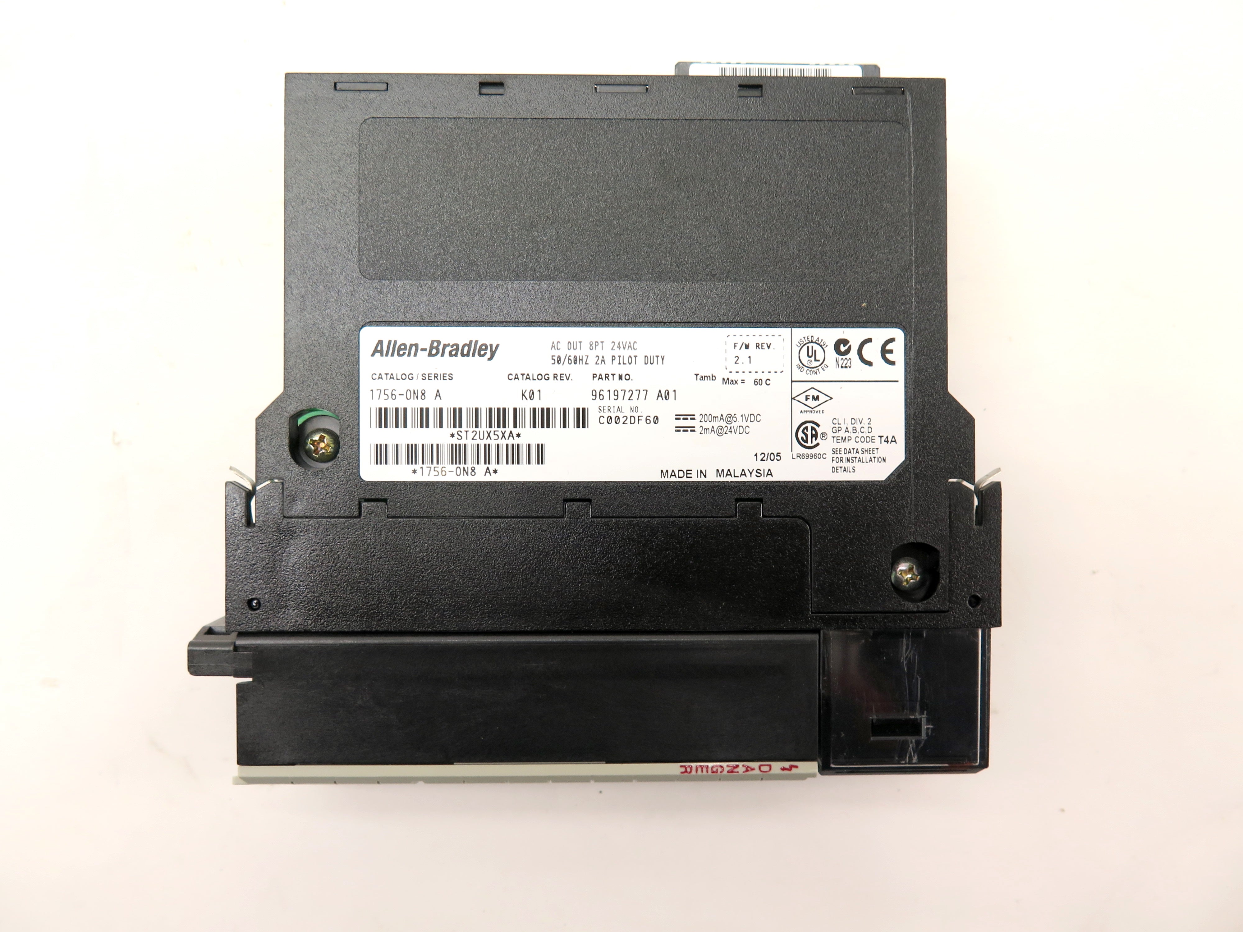Allen-Bradley 1756-ON8 AC Output Module Ser.A 8PT 24VAC - Advance Operations