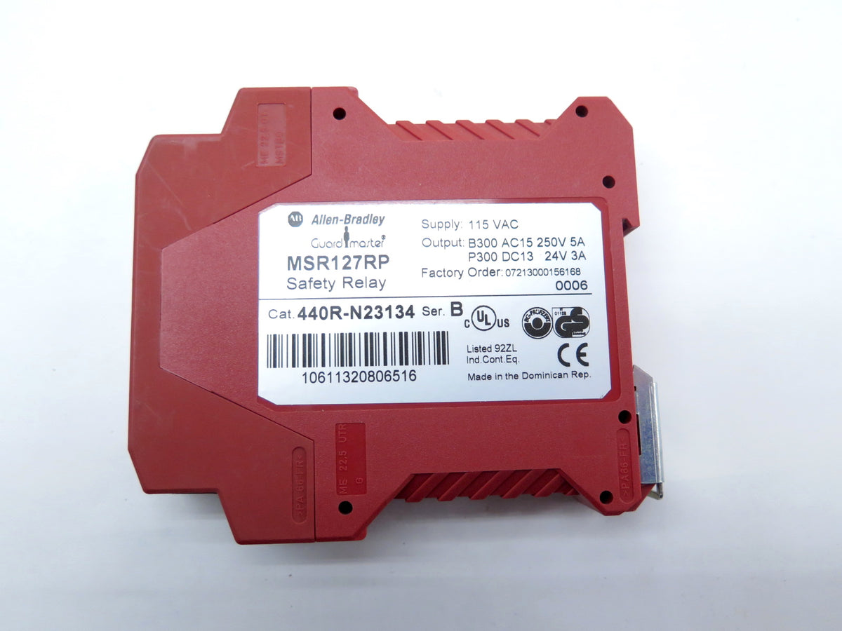 Allen-Bradley 440R-N23134 Ser.B MSR127RP Safety Relay - Advance Operations