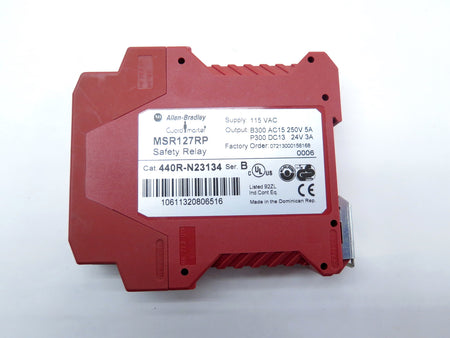Allen-Bradley 440R-N23134 Ser.B MSR127RP Safety Relay - Advance Operations