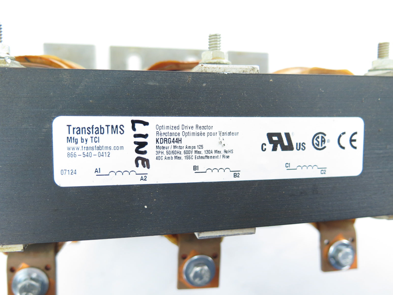 TransfabTMS / TCI KDRG44H Optimized Drive Reactor - Advance Operations