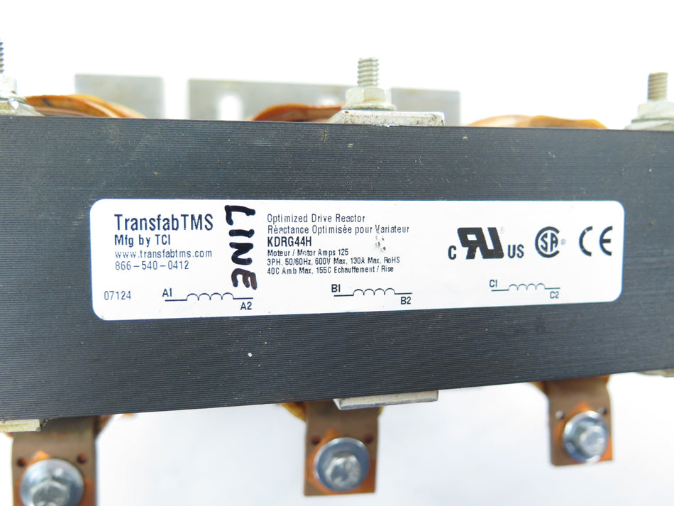 TransfabTMS / TCI KDRG44H Optimized Drive Reactor - Advance Operations