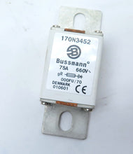 Load image into Gallery viewer, Bussmann 170 N 3452 Power Fuse TYPOWER SILCU 75A 660V LOT OF 4 - Advance Operations
