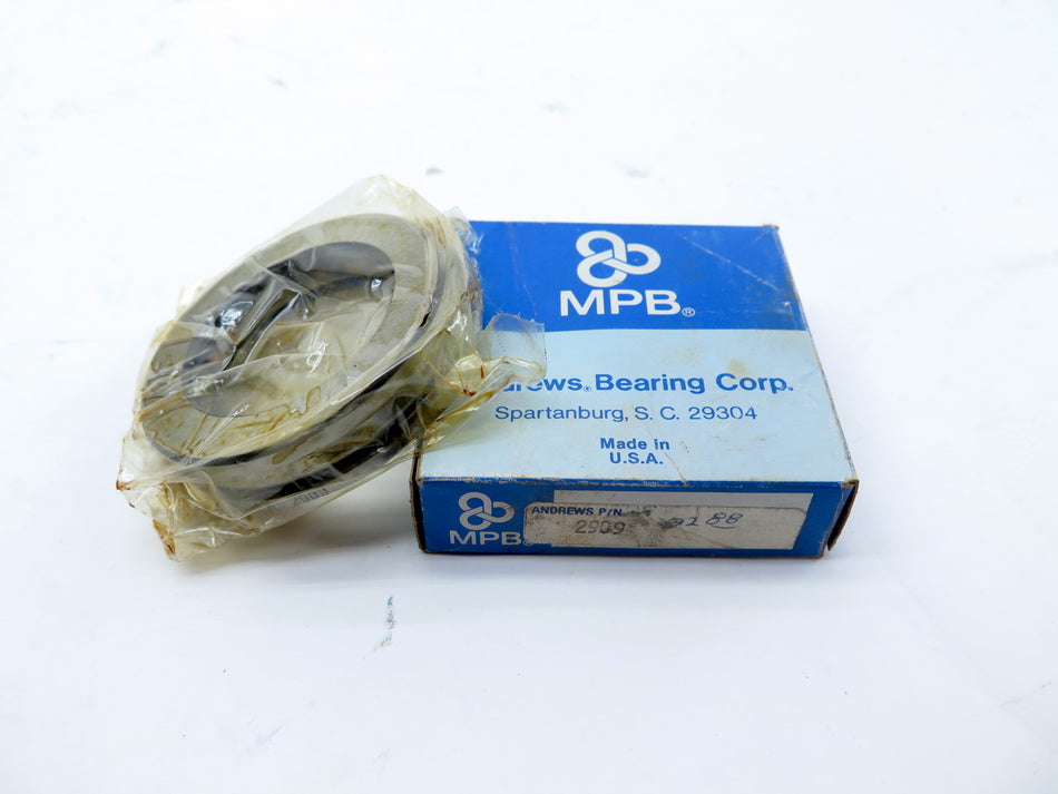 Andrews Bearing Corp./MPB 2909 Thrust Bearing - Advance Operations