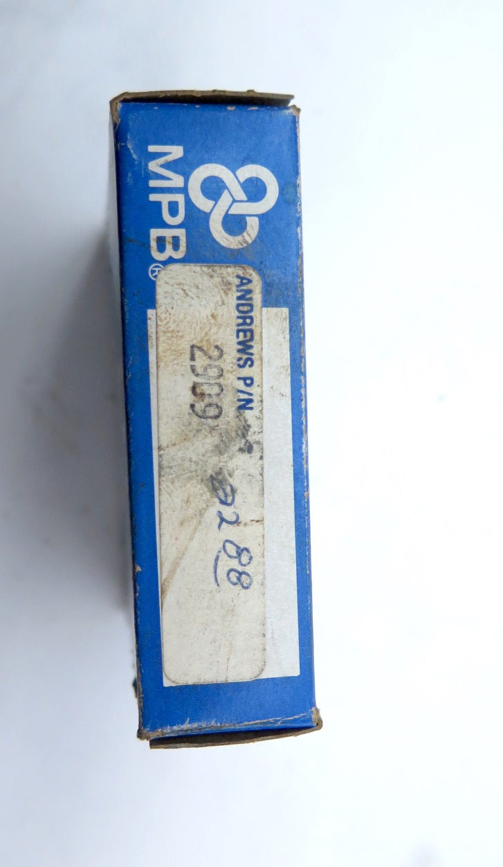 Andrews Bearing Corp./MPB 2909 Thrust Bearing â Advance Operations
