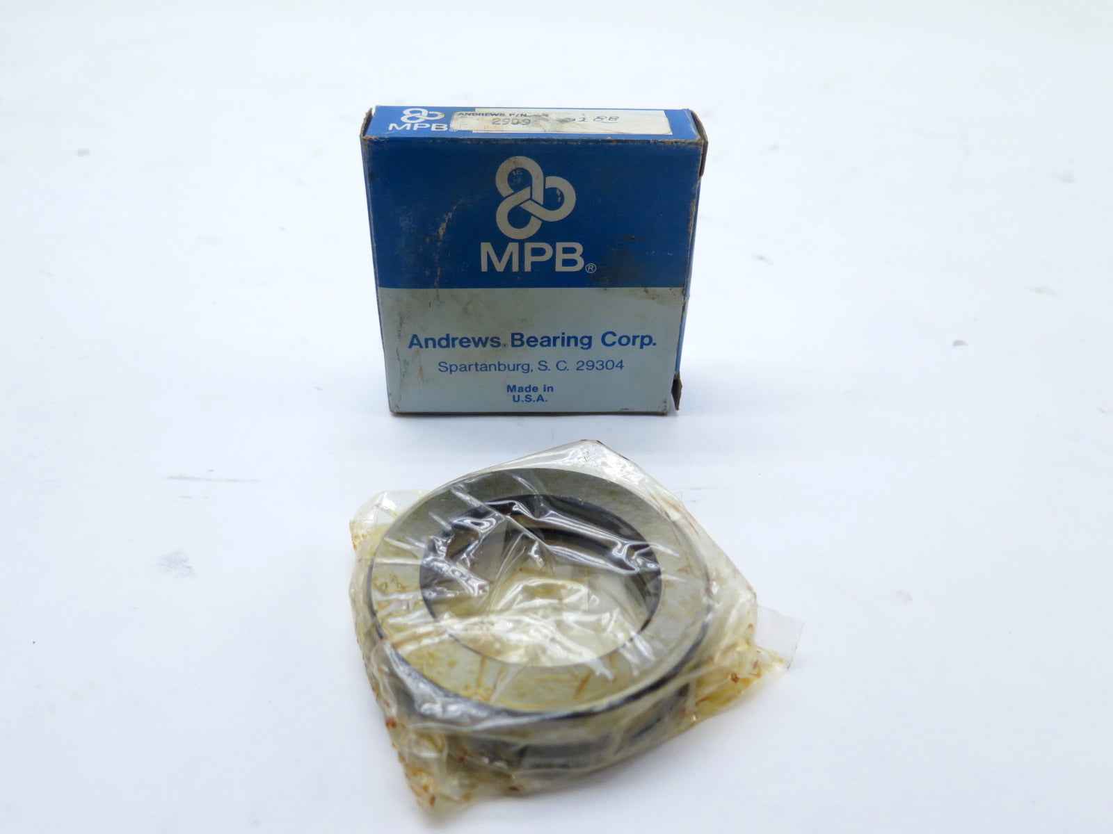 Andrews Bearing Corp./MPB 2909 Thrust Bearing - Advance Operations