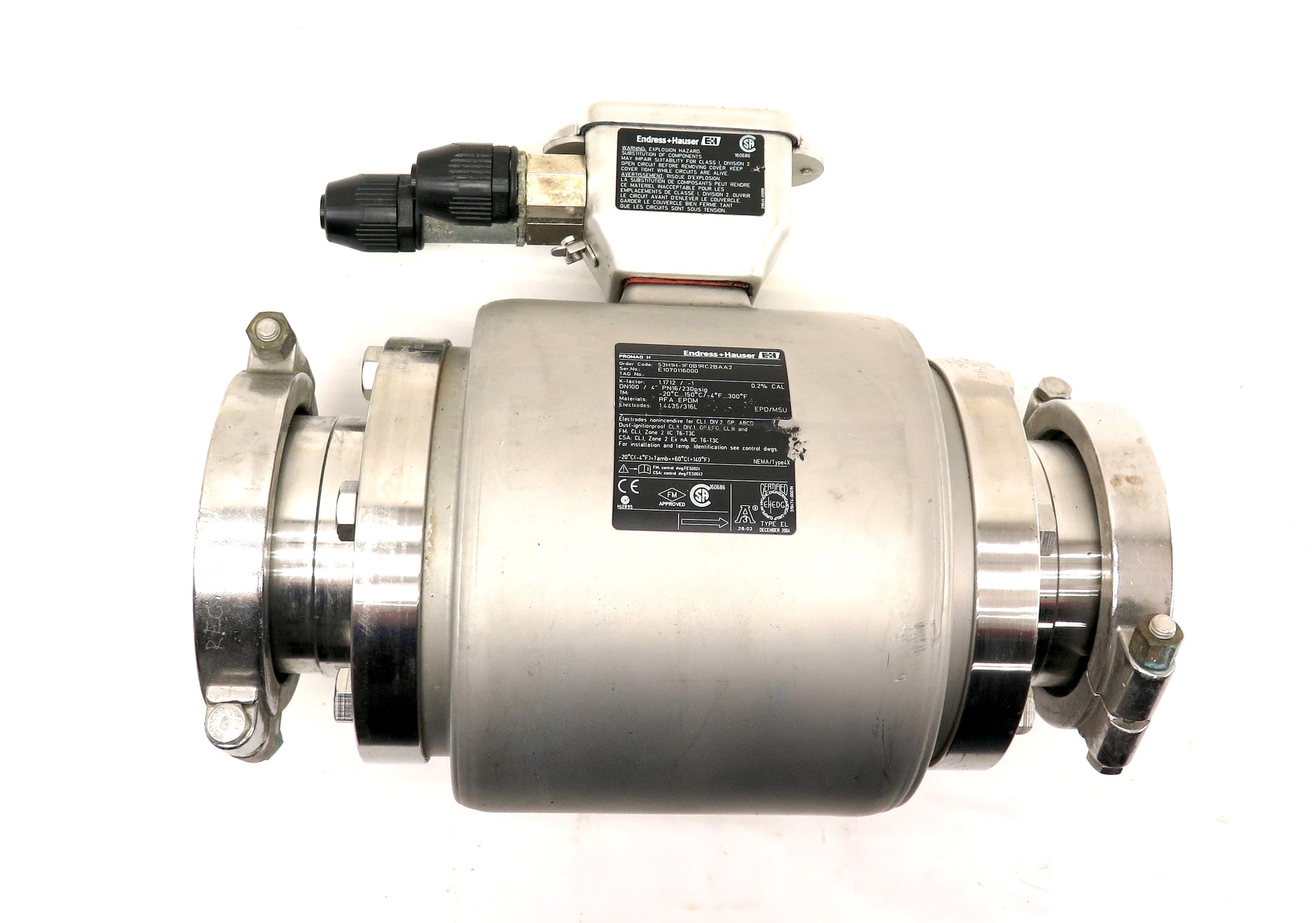 Endress + Hauser 53H1H1F0B1RC2BAA2 Promag H Flow Meter 4