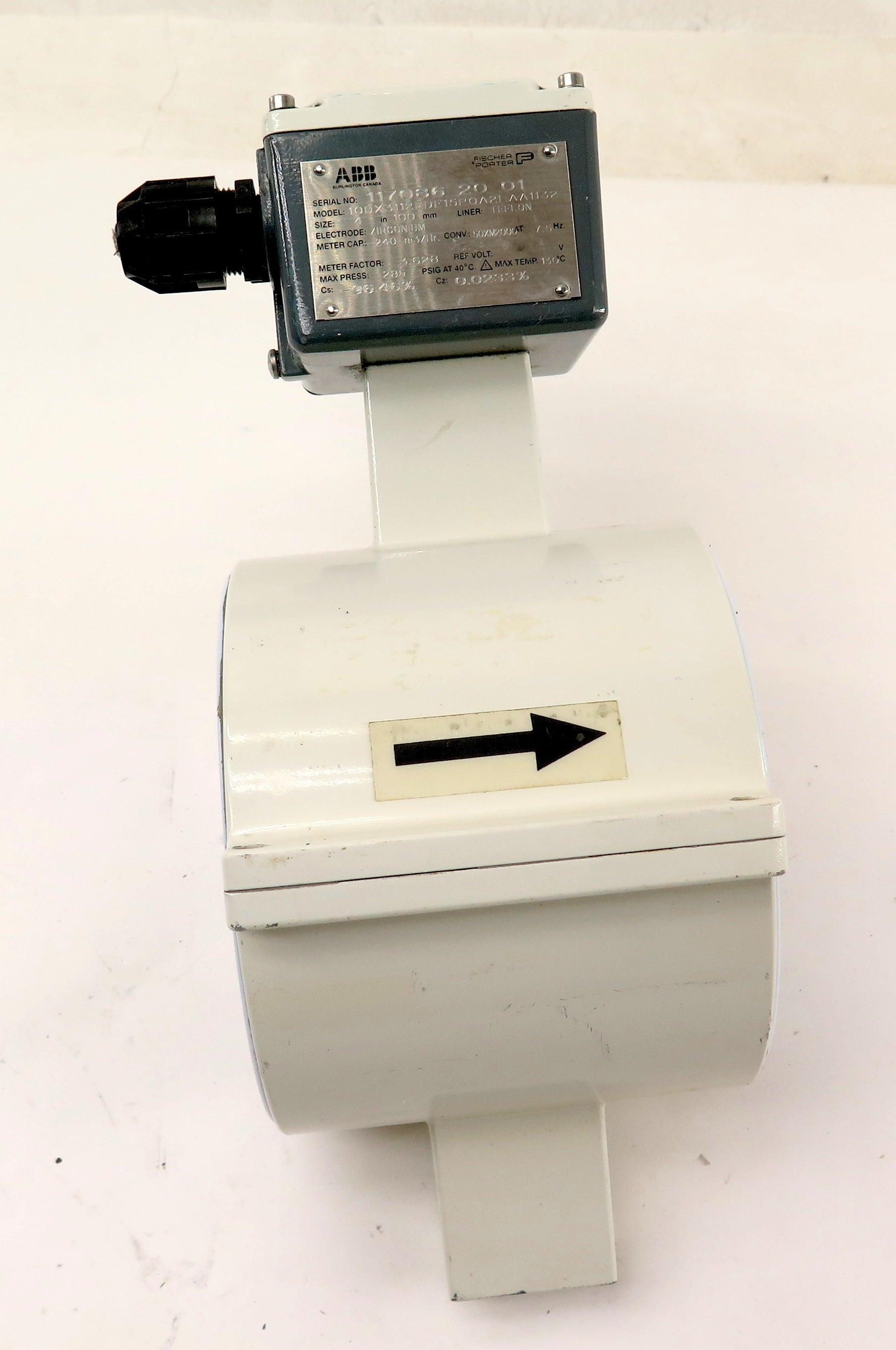 ABB / Porter Fischer 10DX3112EDE15P0A2LAA1132 Flow Meter 4" - Advance Operations