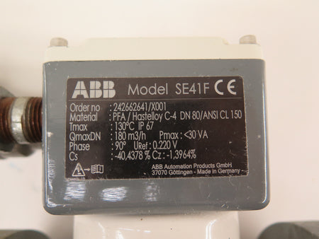 ABB Model SE41F / 242662641/X001 Magnetic Flow Meter - Advance Operations