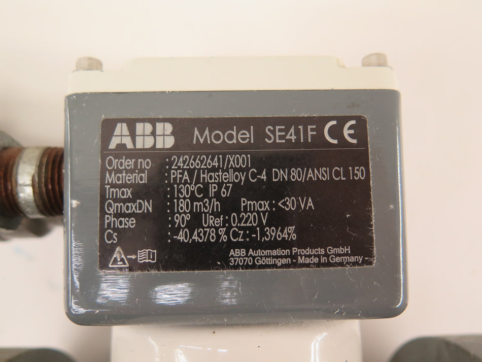 ABB Model SE41F / 242662641/X001 Magnetic Flow Meter - Advance Operations