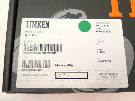 Timken / Fafnir NLTU1 Take-Up Frame - Side Mount - Advance Operations