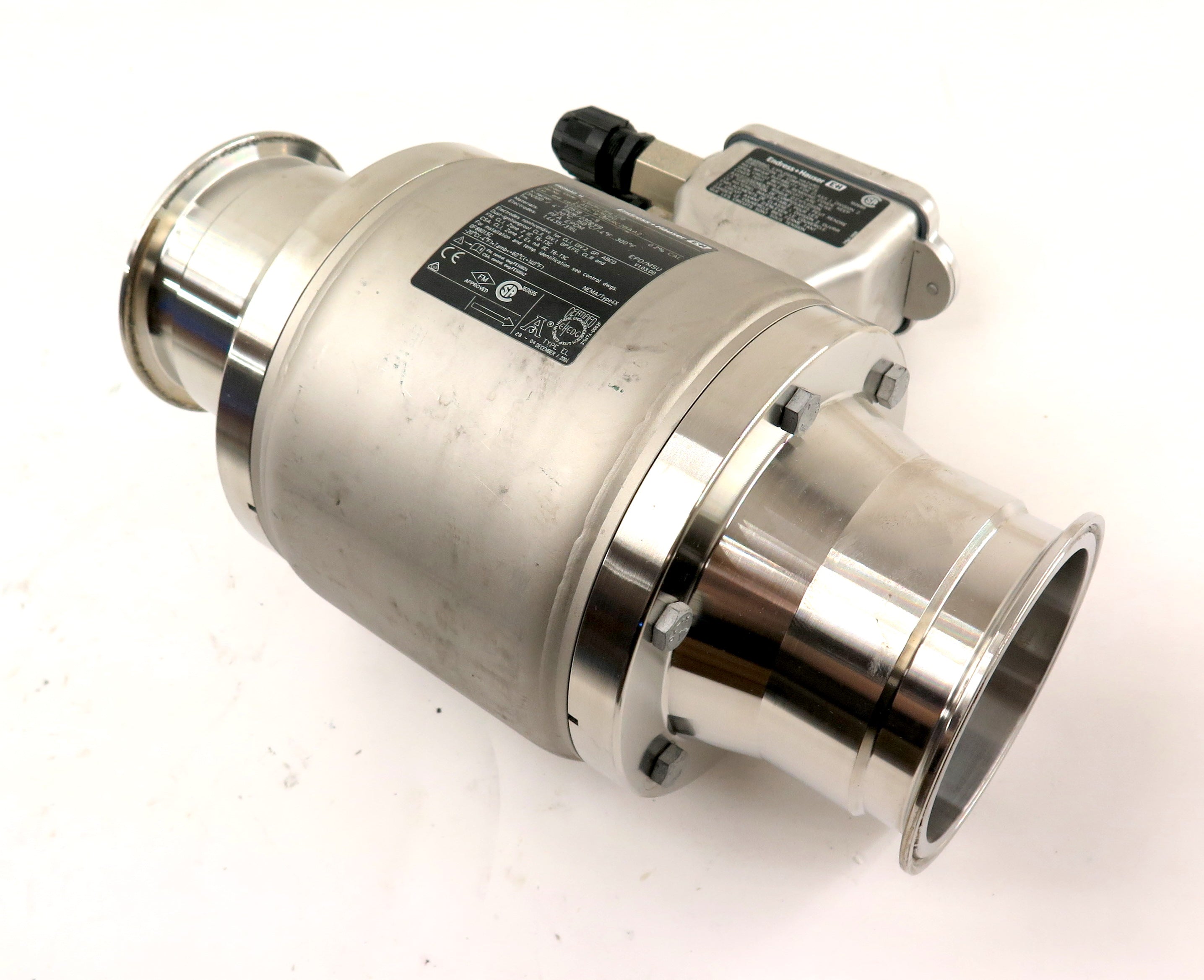 Endress + Hauser 53H1H-1F0B5RC2BAA2 Promag H Stainless Steel Flow Mete ...