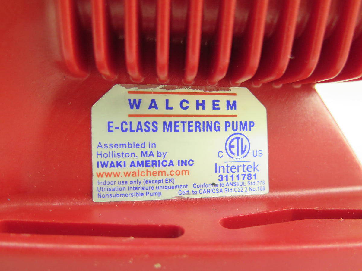 Iwaki EWN-C21TCUY-12 Metering Pump 1.7GPH 115V 1.2A - Advance Operations