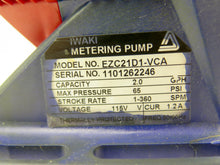 Load image into Gallery viewer, Iwaki / Walchem EZC21D1-VCA Metering Pump 2GPH 105Psi 115Vac - Advance Operations
