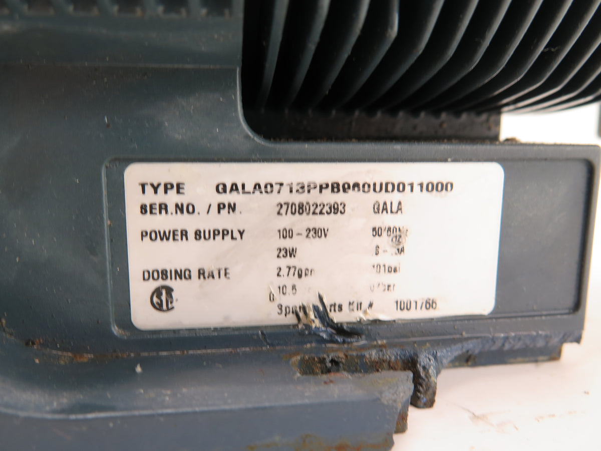 ProMinent GALA / GALA0713PPB960UD011000 Metering Dosing Pump *READ* - Advance Operations