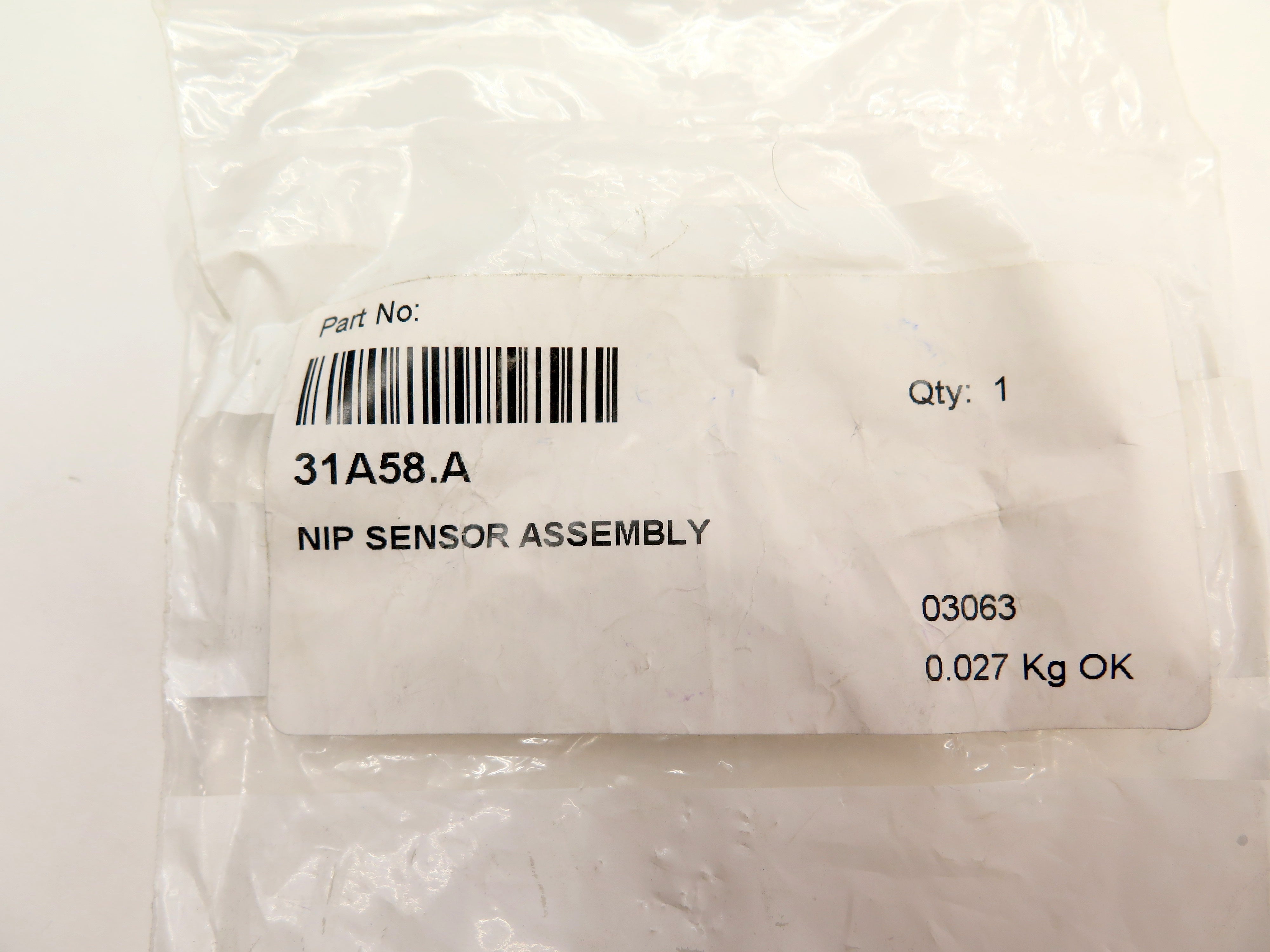 Sick Inductive Sensor 31A58.A - Advance Operations