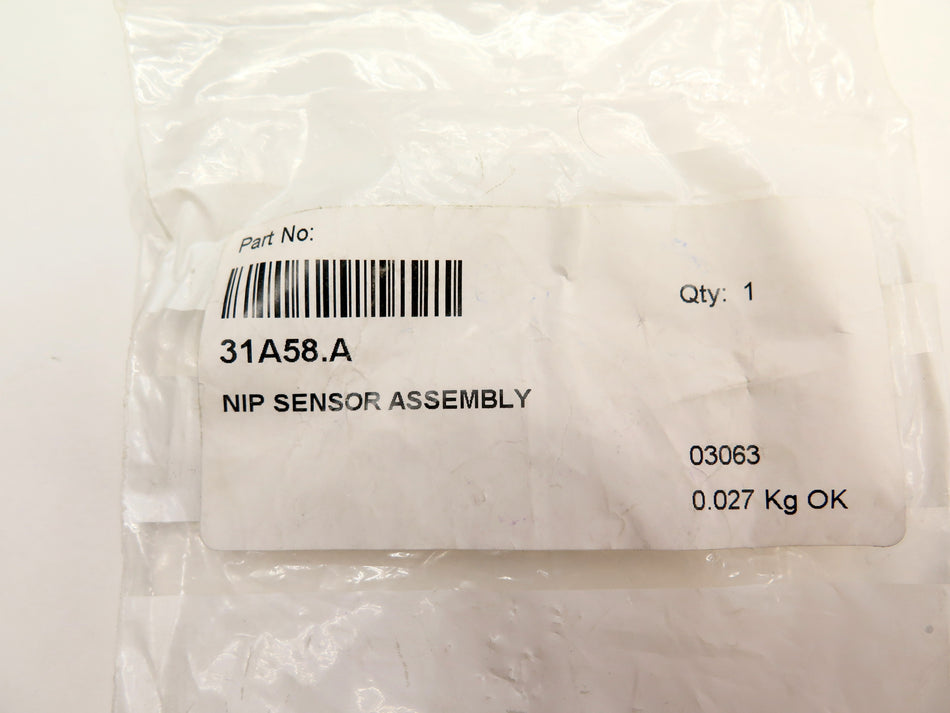 Sick Inductive Sensor 31A58.A - Advance Operations