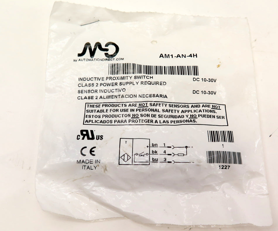 Automation Direct AM1-AN-4H Inductive Proximity Switch - Advance Operations