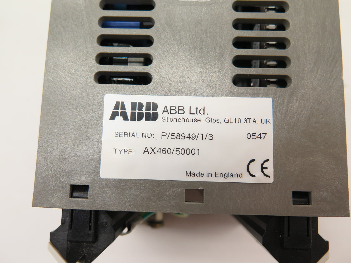 ABB AX460/50001 Conductivity Transmitter 100-240Vac - Advance Operations