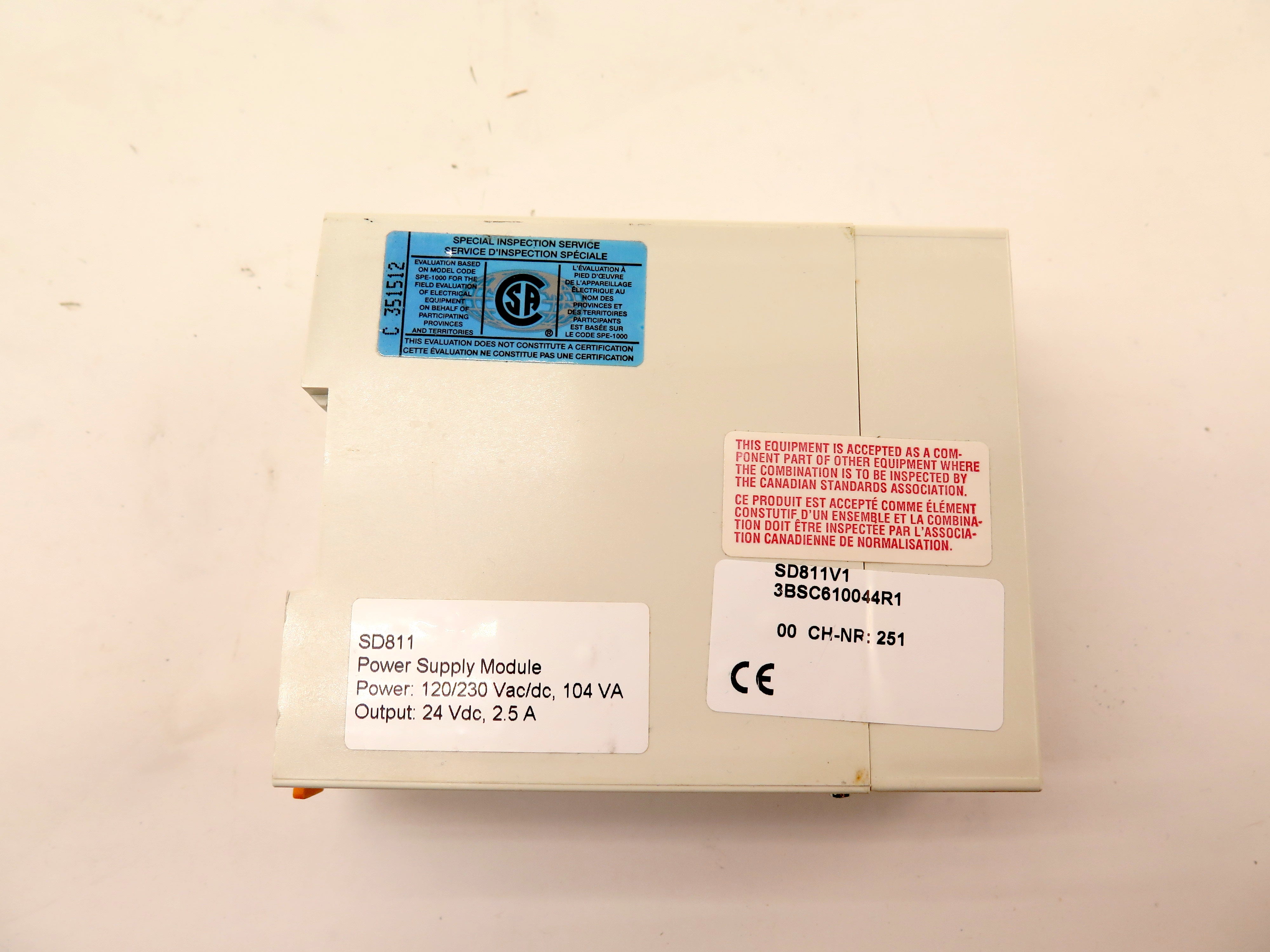 ABB SD811 V1 Power Supply - Advance Operations