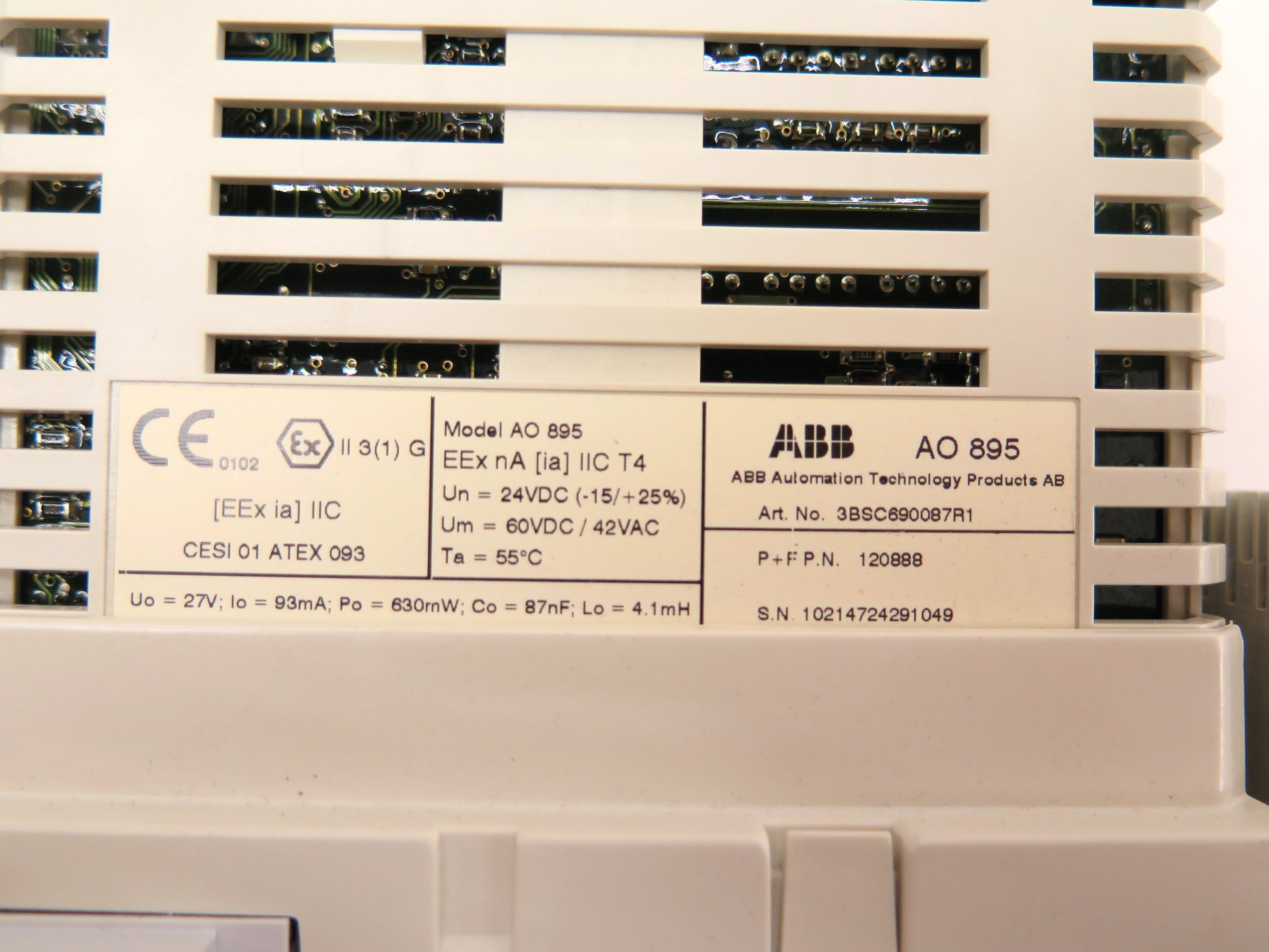 ABB 3BSC690087R1 Analog Output Module & Base Unit - Advance Operations