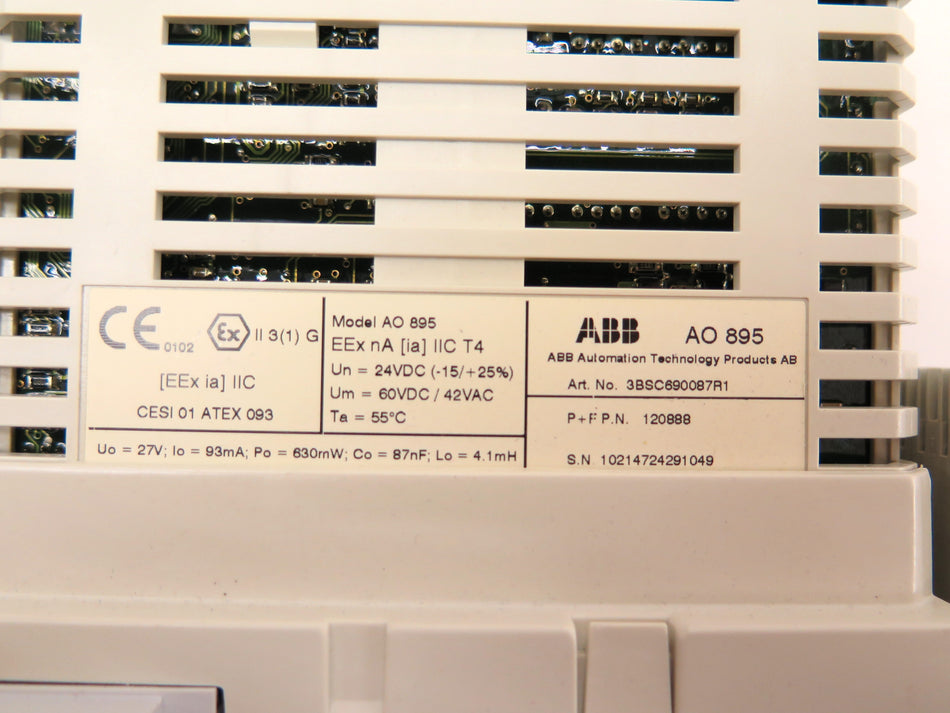ABB 3BSC690087R1 Analog Output Module & Base Unit - Advance Operations