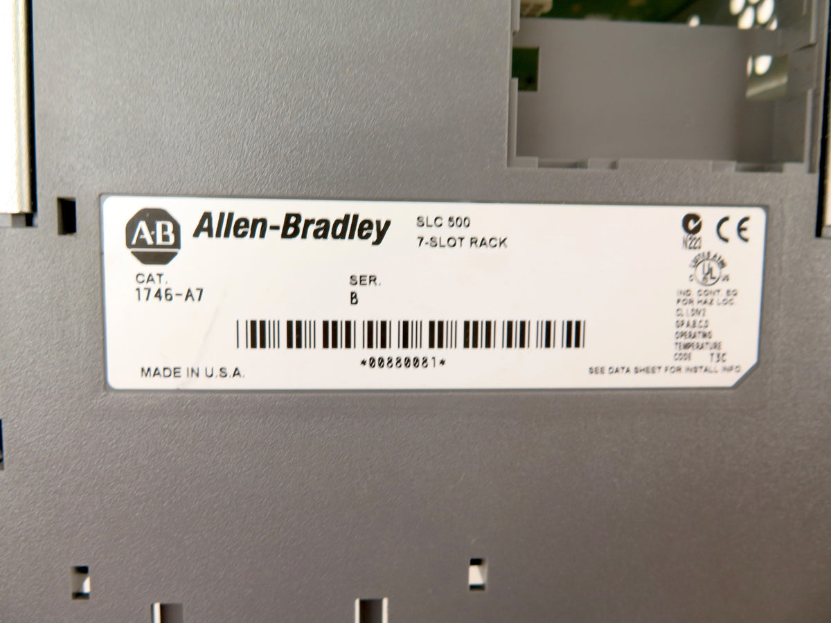 Allen-Bradley 1746-A7 7-Slot Rack SER.B - Advance Operations