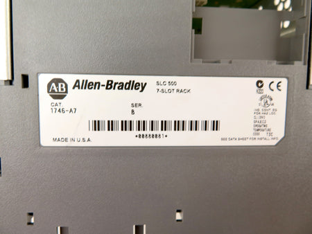 Allen-Bradley 1746-A7 7-Slot Rack SER.B - Advance Operations