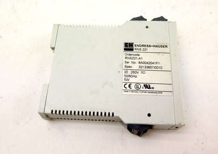 Endress + Hauser RNS 221 Module - Advance Operations