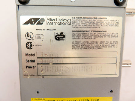 ALLIED TELESIS AT-MR125-10 IEEE 802.3 Micro Repeater - Advance Operations