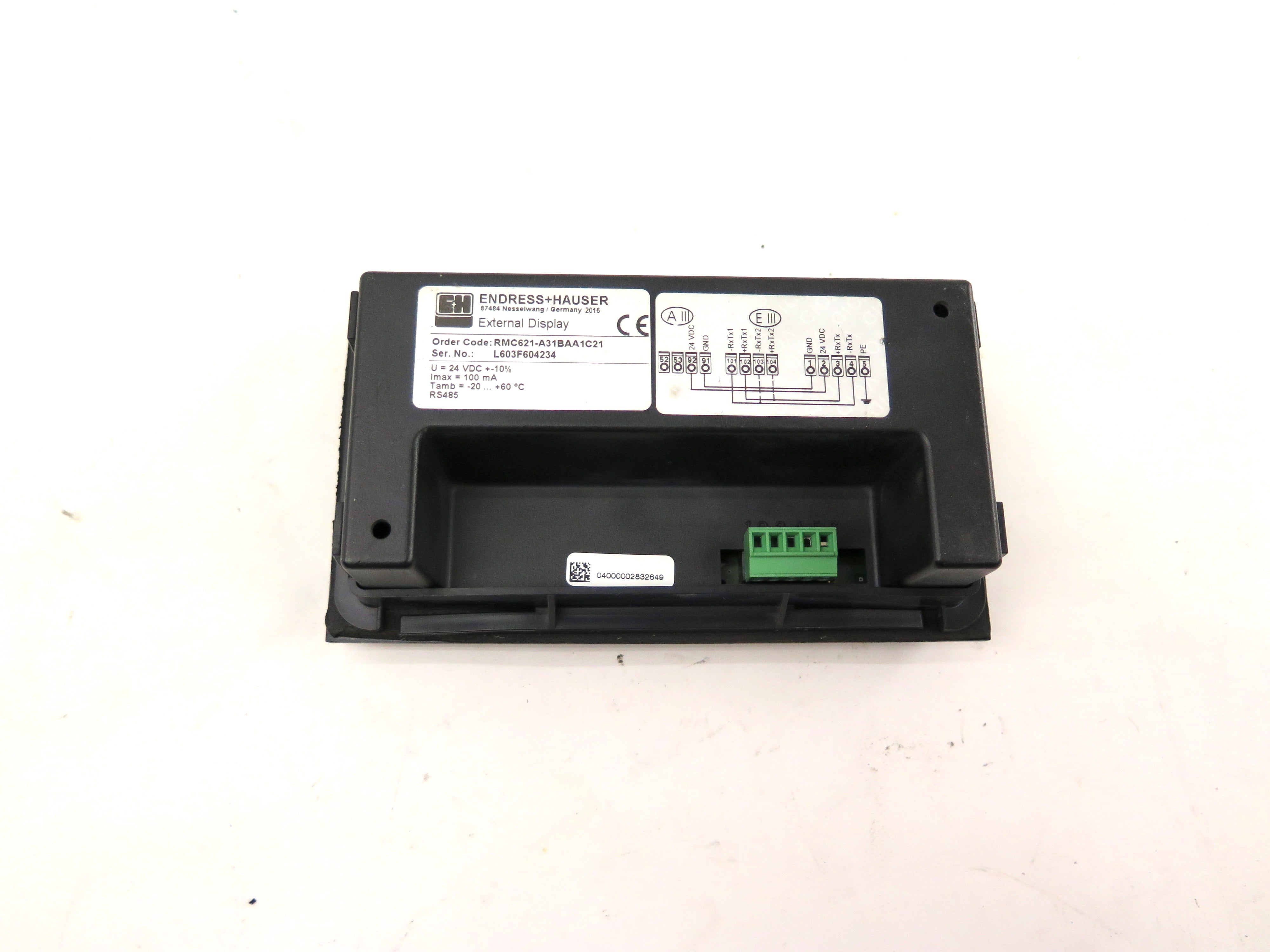 Endress + Hauser RMC621-A31BAA1C21 External Display - Advance Operations