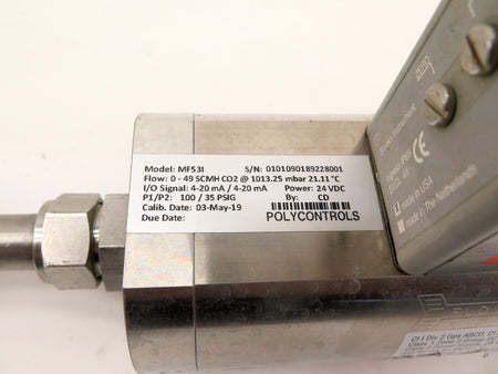 Brooks MF53I / MF53IAHB1D1D30A Mass Flow Meter - Advance Operations