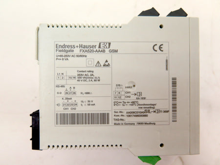 Endress + Hauser FXA520-AA4B GSM Fieldgate - Advance Operations