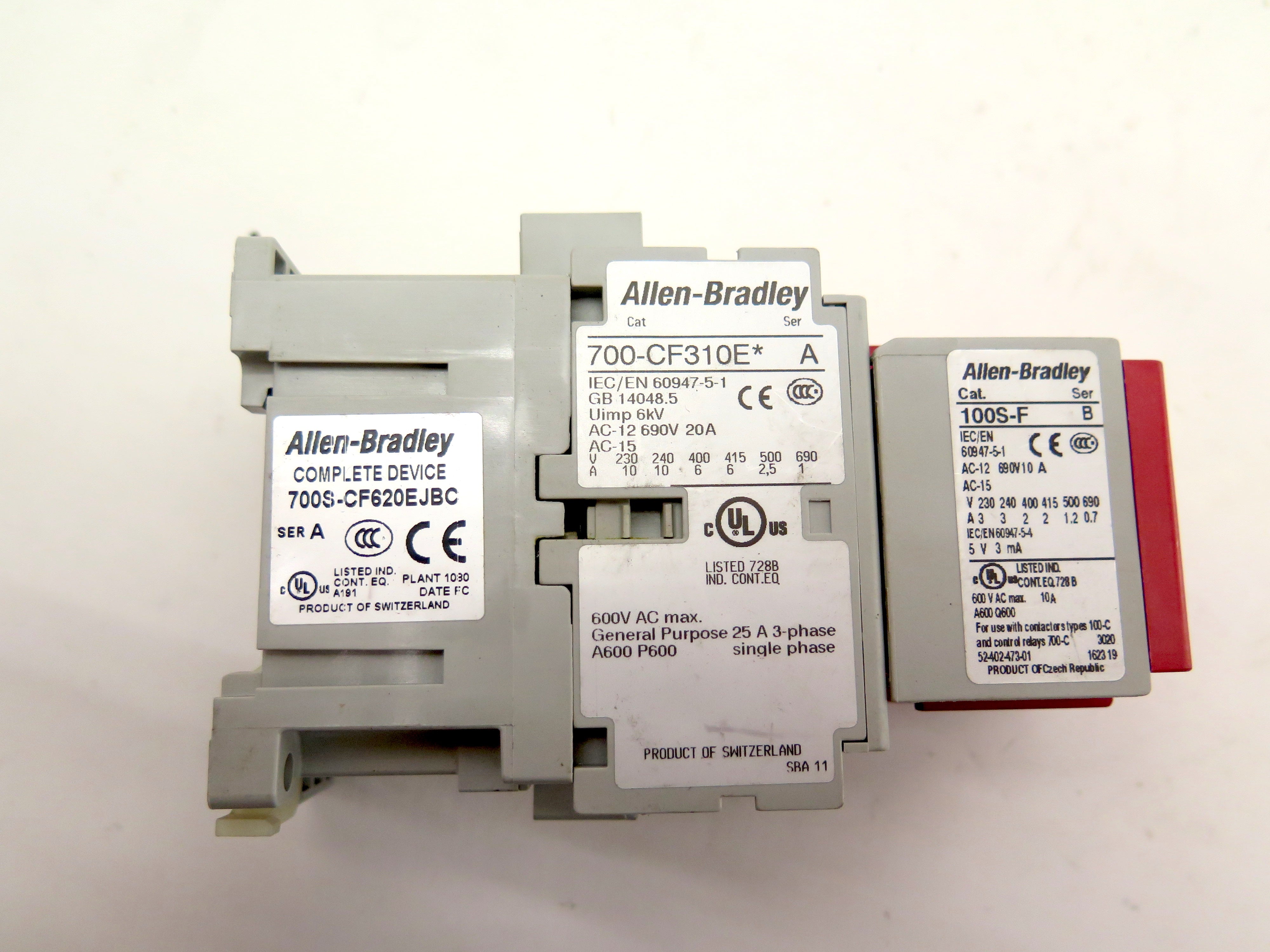 Allen-Bradley 700S-CF620EJBC GuardMaster Safety Relay Contractor - Advance Operations