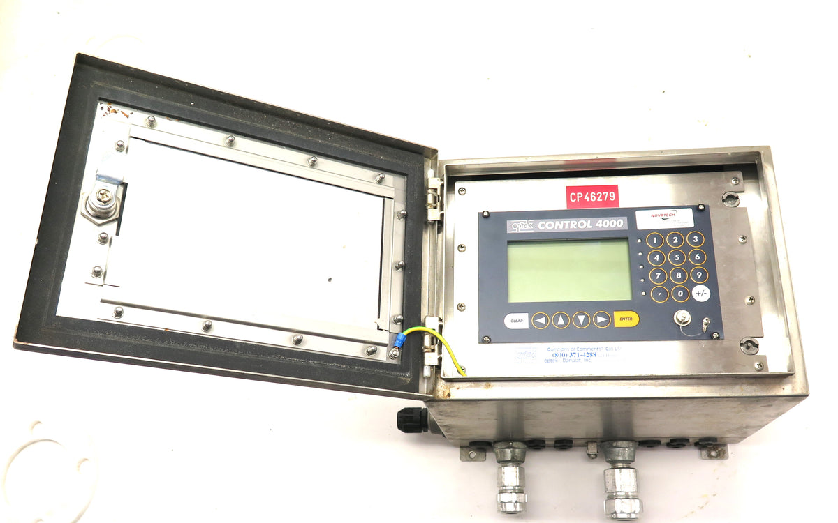 Optek Control 4000 Photometric Analyzer Converter & Stainlees Steel Enclosure - Advance Operations