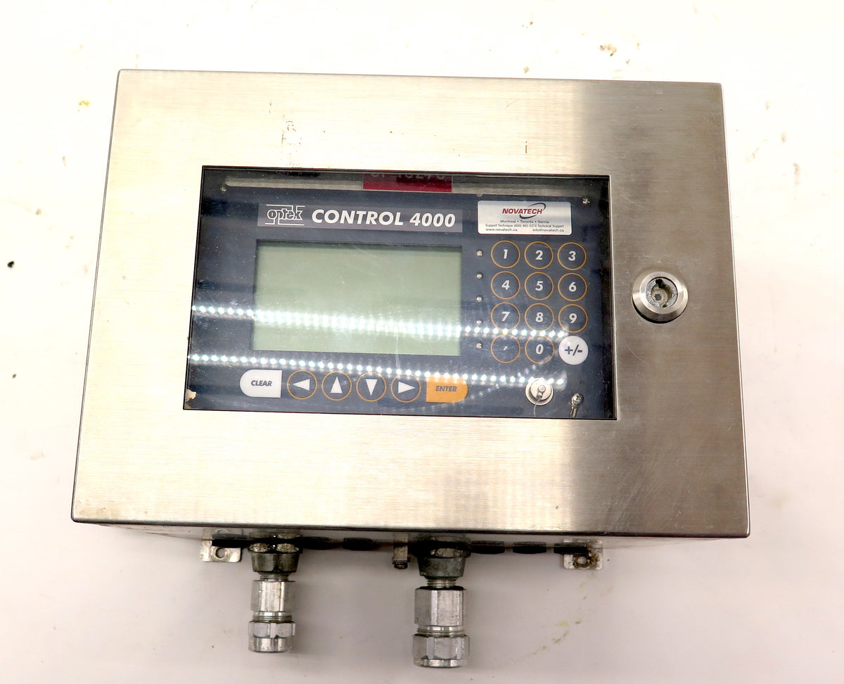 Optek Control 4000 Photometric Analyzer Converter & Stainlees Steel Enclosure - Advance Operations